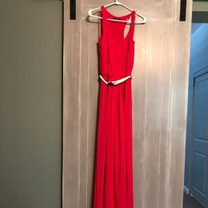 Coral Maxi Dress